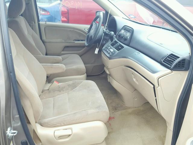 5FNRL38428B071687 - 2008 HONDA ODYSSEY EX TAN photo 5