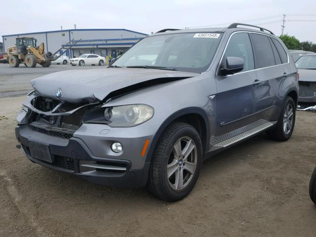 5UXFE83508L162530 - 2008 BMW X5 4.8I GRAY photo 2