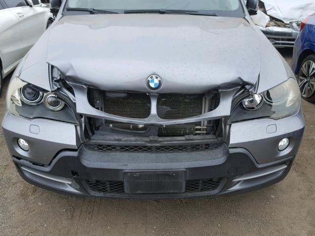 5UXFE83508L162530 - 2008 BMW X5 4.8I GRAY photo 7