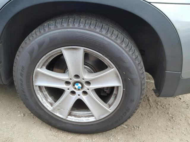 5UXFE83508L162530 - 2008 BMW X5 4.8I GRAY photo 9
