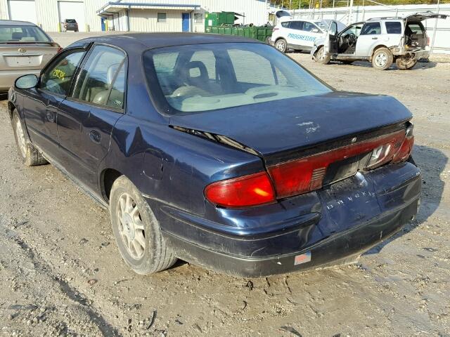 2G4WF5211W1452575 - 1998 BUICK REGAL GS BLUE photo 3