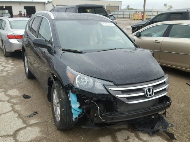 2HKRM4H76EH612542 - 2014 HONDA CR-V EXL BLACK photo 1