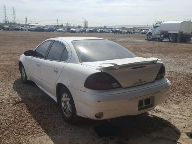 1G2NF52E94C214083 - 2005 PONTIAC GRAND AM WHITE photo 3