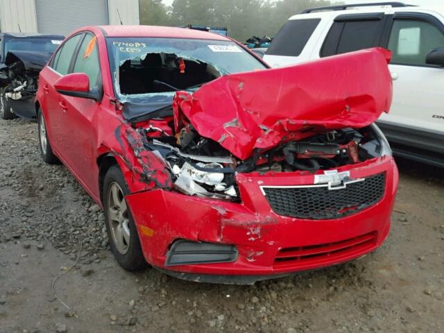 1G1PC5SB5E7133314 - 2014 CHEVROLET CRUZE LT RED photo 1