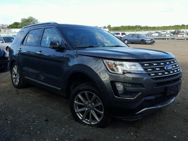 1FM5K8F81GGA11551 - 2016 FORD EXPLORER L GRAY photo 1