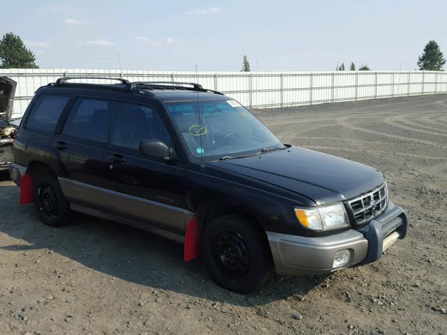 JF1SF655XWH779499 - 1998 SUBARU FORESTER S BLACK photo 1