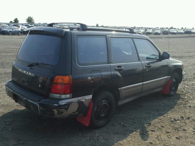 JF1SF655XWH779499 - 1998 SUBARU FORESTER S BLACK photo 4