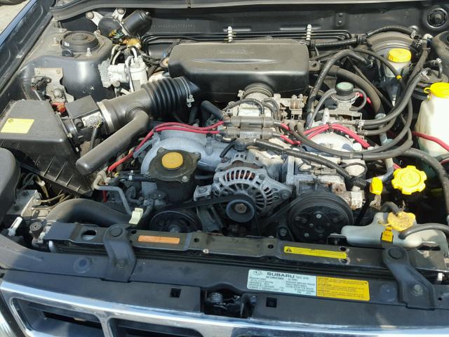 JF1SF655XWH779499 - 1998 SUBARU FORESTER S BLACK photo 7