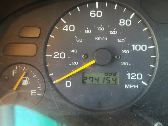 JF1SF655XWH779499 - 1998 SUBARU FORESTER S BLACK photo 8