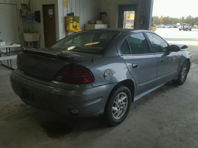 1G2NE52F03C162403 - 2003 PONTIAC GRAND AM S SILVER photo 4