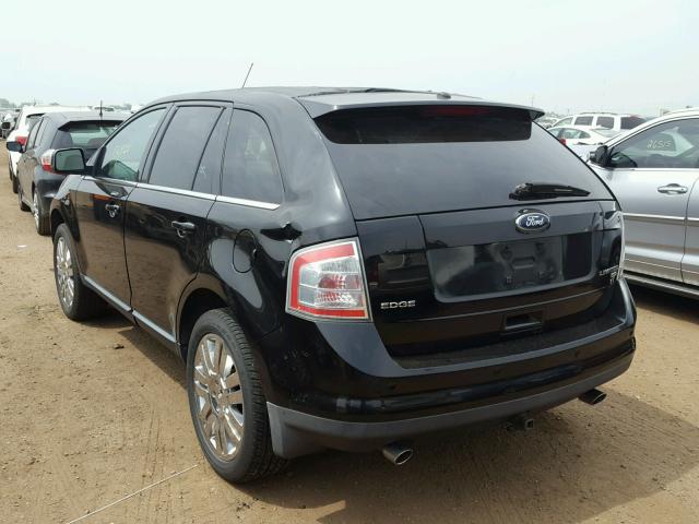 2FMDK49C88BA11298 - 2008 FORD EDGE LIMIT BLACK photo 3