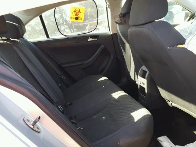 3VW2K7AJ7EM240666 - 2014 VOLKSWAGEN JETTA BASE 银色 照片 6