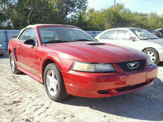 1FAFP44461F247232 - 2001 FORD MUSTANG RED photo 1