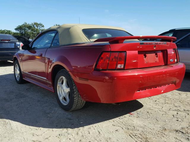 1FAFP44461F247232 - 2001 FORD MUSTANG RED photo 3