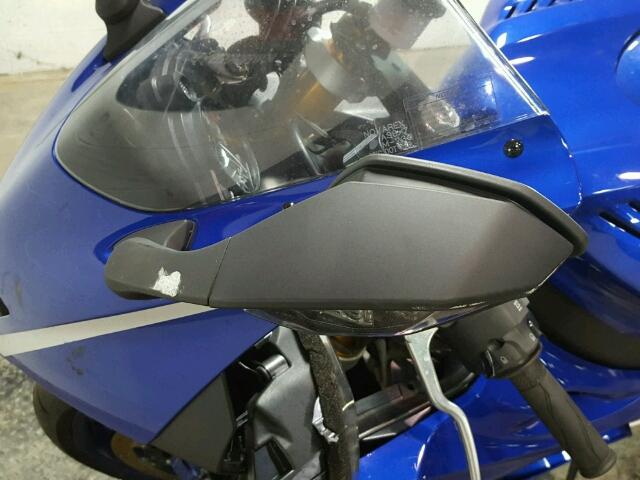 JYARJ28E2HA000180 - 2017 YAMAHA YZFR6 BLUE photo 9