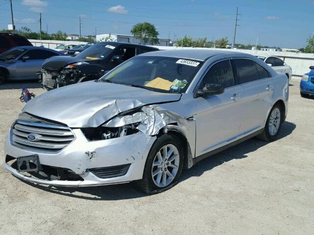 1FAHP2D92DG213876 - 2013 FORD TAURUS SE SILVER photo 2