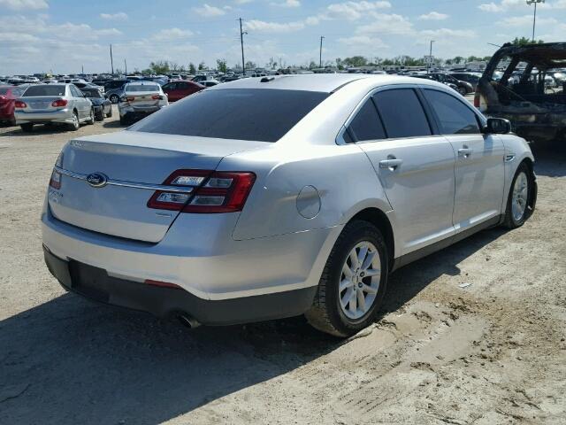 1FAHP2D92DG213876 - 2013 FORD TAURUS SE SILVER photo 4