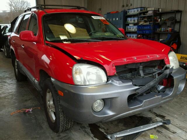 KM8SC73E23U504574 - 2003 HYUNDAI SANTA FE G RED photo 1