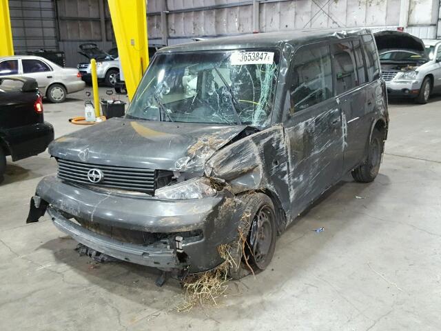 JTLKT324550190665 - 2005 TOYOTA SCION XB CHARCOAL photo 2