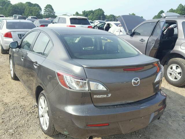 JM1BL1S59A1216665 - 2010 MAZDA 3 S GRAY photo 3