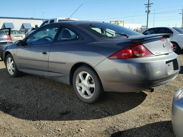 1ZWHT61L025615328 - 2002 MERCURY COUGAR V6 CHARCOAL photo 3