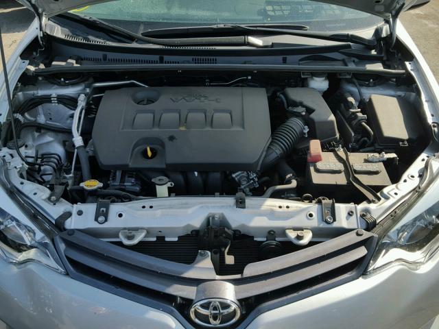 5YFBURHE7FP348216 - 2015 TOYOTA COROLLA L SILVER photo 7