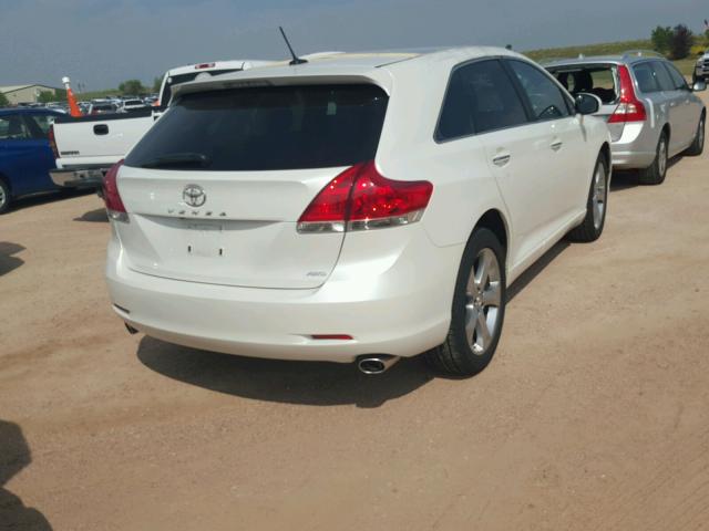 4T3BK11A39U013253 - 2009 TOYOTA VENZA BASE WHITE photo 4