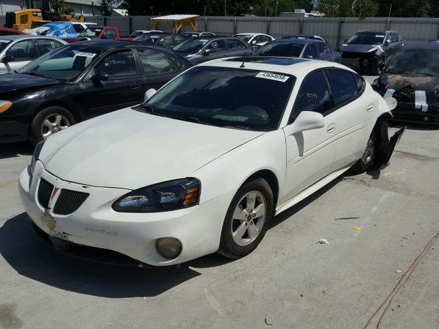2G2WS522351227232 - 2005 PONTIAC GRAND PRIX WHITE photo 2