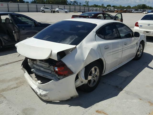2G2WS522351227232 - 2005 PONTIAC GRAND PRIX WHITE photo 4