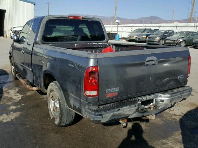 1FTRX17222NC04711 - 2002 FORD F150 GRAY photo 3