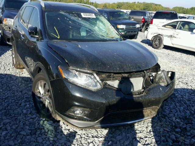 5N1AT2MTXFC897360 - 2015 NISSAN ROGUE BLACK photo 1