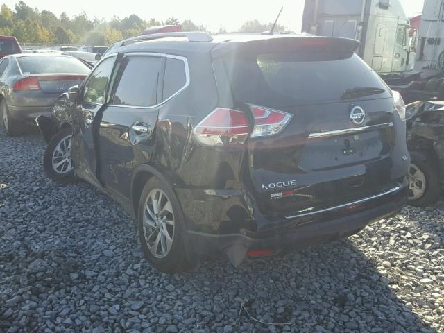 5N1AT2MTXFC897360 - 2015 NISSAN ROGUE BLACK photo 3