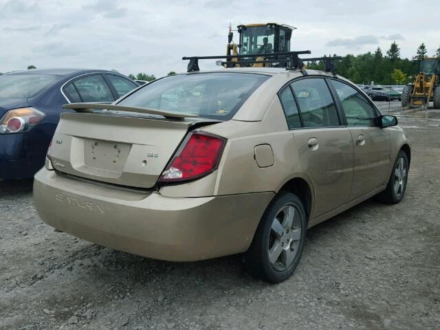 1G8AL55B96Z132191 - 2006 SATURN ION LEVEL GOLD photo 4