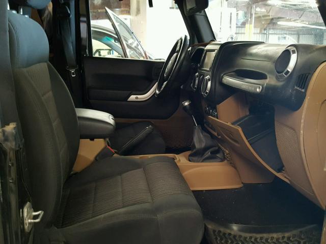 1J4AA5D11BL577536 - 2011 JEEP WRANGLER S GREEN photo 5