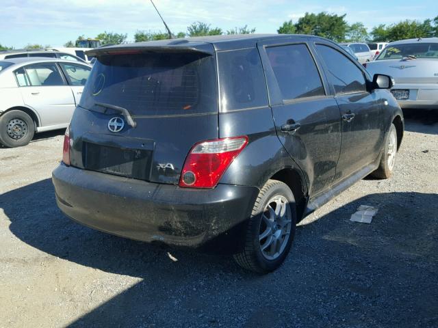 JTKKT624960140892 - 2006 TOYOTA SCION XA BLACK photo 4