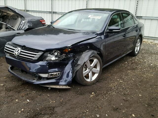 1VWAS7A39FC103454 - 2015 VOLKSWAGEN PASSAT S ლურჯი ფოტო 2