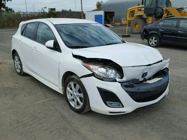 JM1BL1L59B1363679 - 2011 MAZDA 3 WHITE photo 1