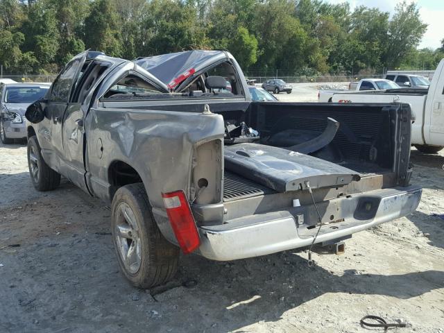 1D7HA18N15J625228 - 2005 DODGE RAM 1500 S GRAY photo 3