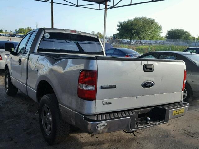 1FTRF12228KC58787 - 2008 FORD F150 SILVER photo 3