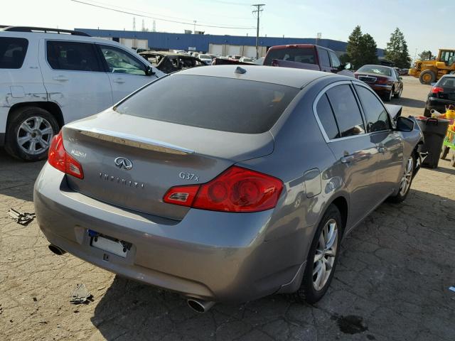 JNKCV61F79M052251 - 2009 INFINITI G37 SILVER photo 4