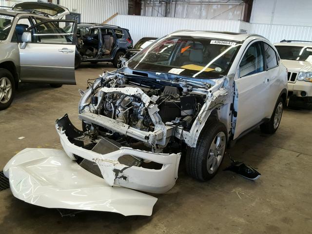 3CZRU6H77GM736516 - 2016 HONDA HR-V EXL WHITE photo 2