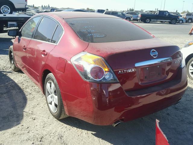 1N4AL21E97N441808 - 2007 NISSAN ALTIMA 2.5 RED photo 3