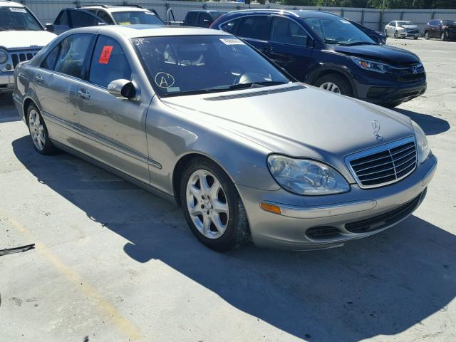 WDBNG84J03A366525 - 2003 MERCEDES-BENZ S 500 4MAT GRAY photo 1