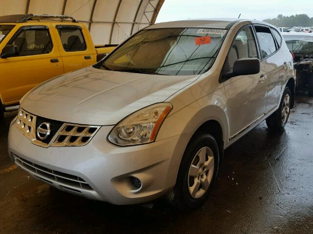 JN8AS5MV8CW700646 - 2012 NISSAN ROGUE SILVER photo 2