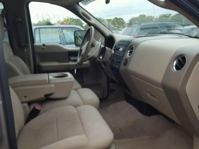 1FTPW14594KA67618 - 2004 FORD F150 BEIGE photo 5