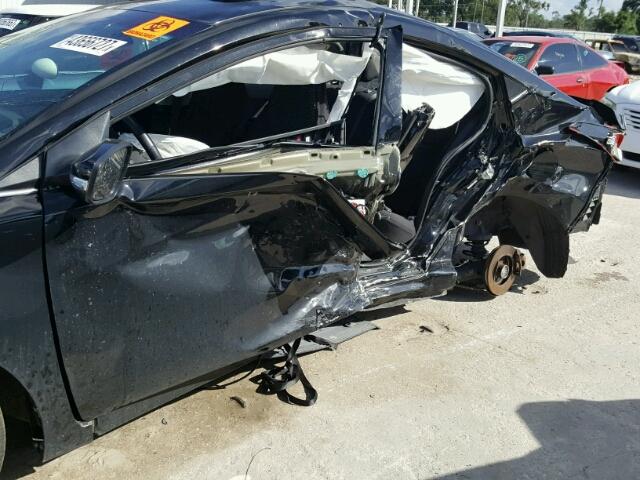 KMHDH4AE0GU626562 - 2016 HYUNDAI ELANTRA BLACK photo 9