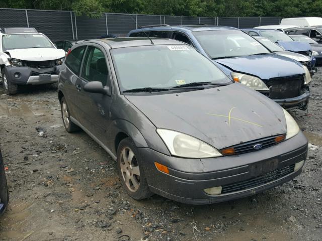 3FAFP31321R233448 - 2001 FORD FOCUS ZX3 GRAY photo 1