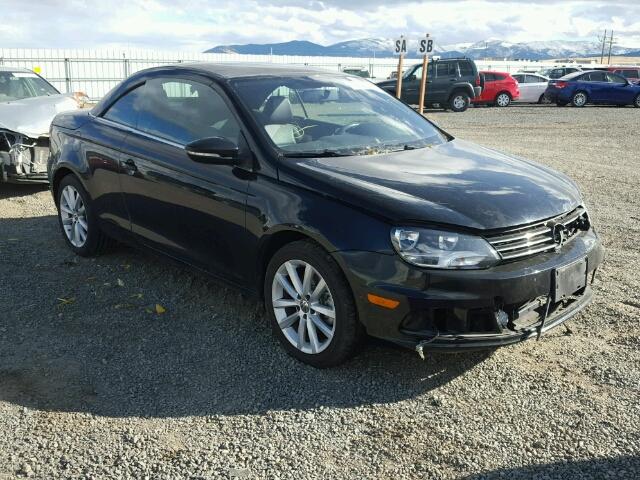 WVWBW7AH8CV006303 - 2012 VOLKSWAGEN EOS KOMFOR BLACK photo 9