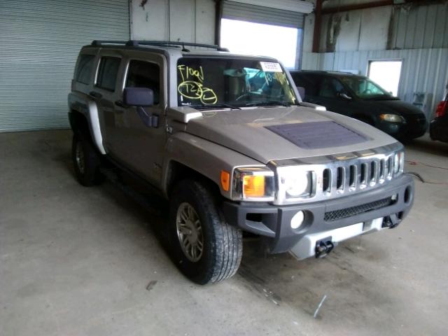 5GTEN13E688177825 - 2008 HUMMER H3 SILVER photo 1