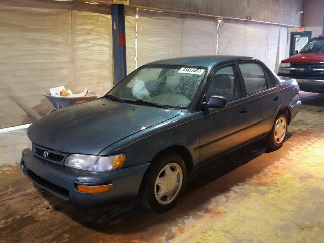 1NXBA02E9TZ459213 - 1996 TOYOTA COROLLA BLUE photo 2